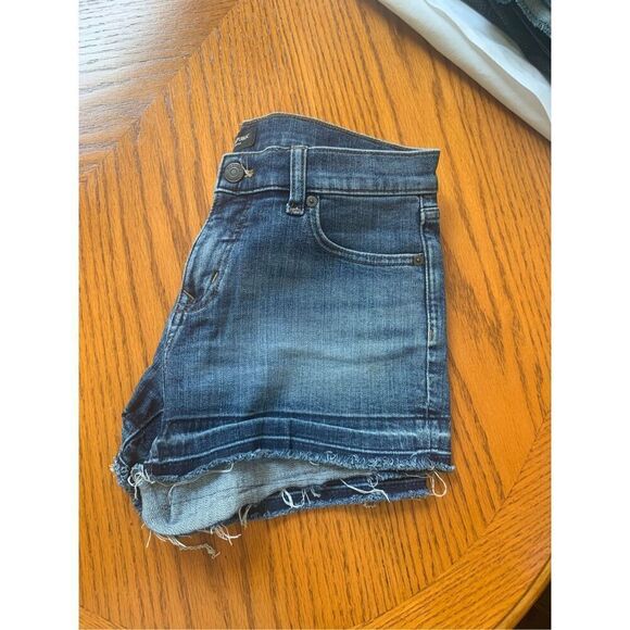 Banana Republic Women's Denim Frayed Hem Shorts - Picture 5 of 7